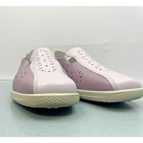HOTTER Rimini Purple Women's  Leather Loafer Comfort Slip On Shoes, Size 11 - Picture 3 of 16